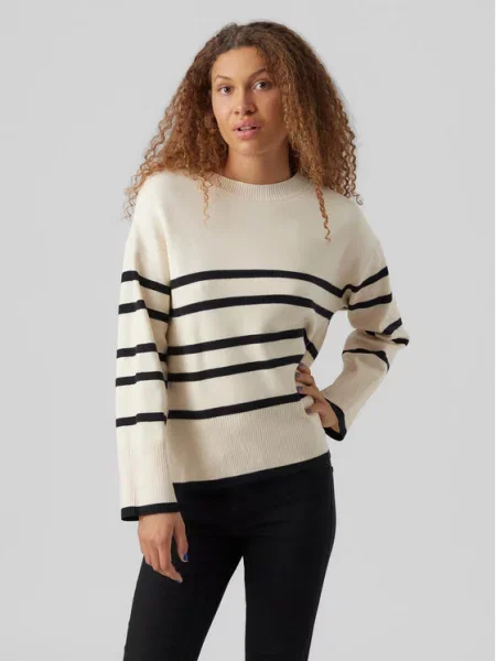Vero Moda Πουλόβερ μπεζ