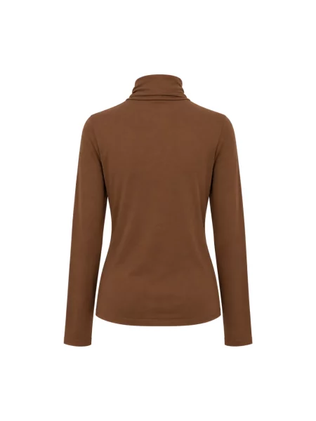 Seventy Venezia longsleeve treningowy z modalem brązowa