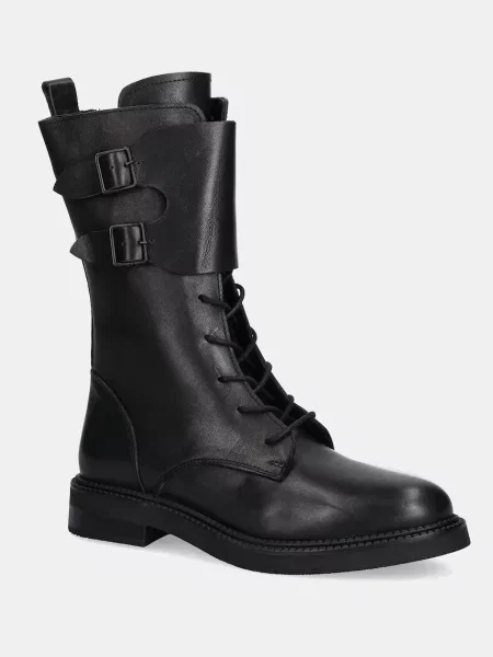 Answear.LAB cizme de piele cu plat negru