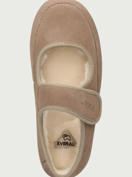 Замшевые тапочки Everau