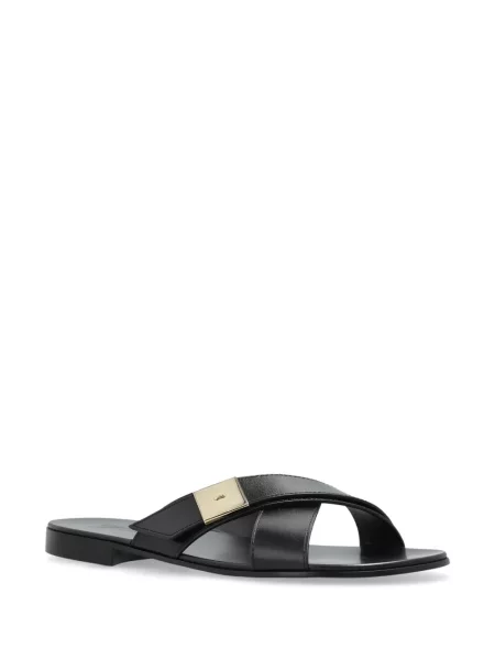 Papuci Giuseppe Zanotti din piele negru