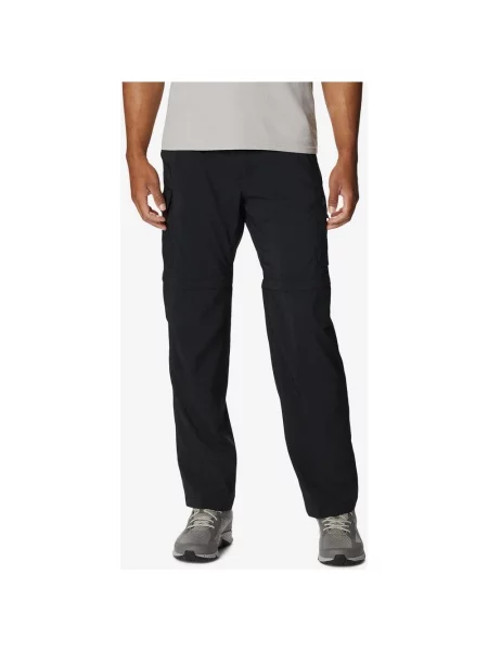 Spodnie Columbia Silver Ridge Utility Regular Convertible w kolorze czarnym czarne