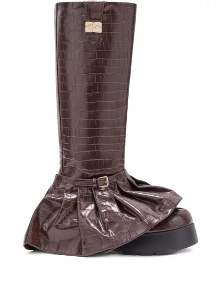 Botine Ganni roșu