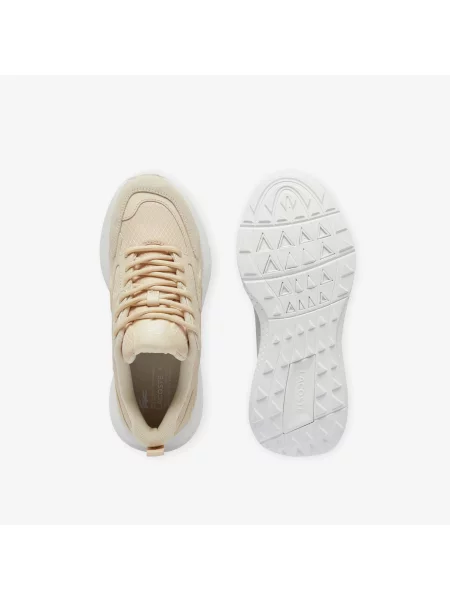 Кроссовки Lacoste бежевые