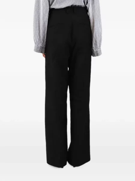 Pantaloni Auralee cu talie înaltă negru