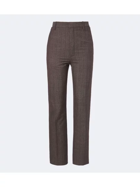 Pantaloni Victoria Beckham maro