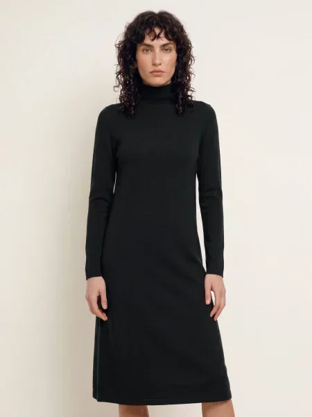 Allude Pletené Šaty S Kašmírem černá
