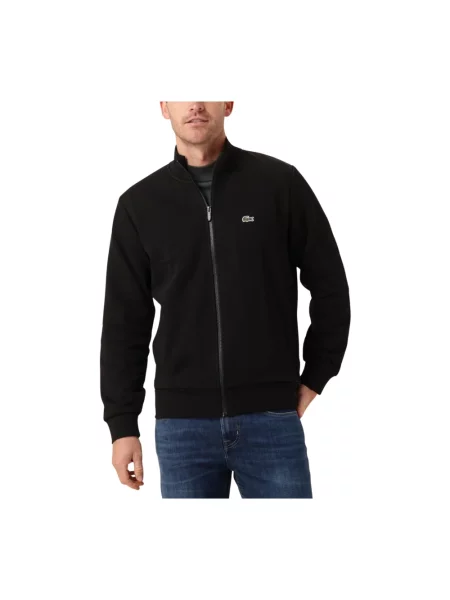 Lacoste Bluza Mężczyźni jednolity 3 czarny