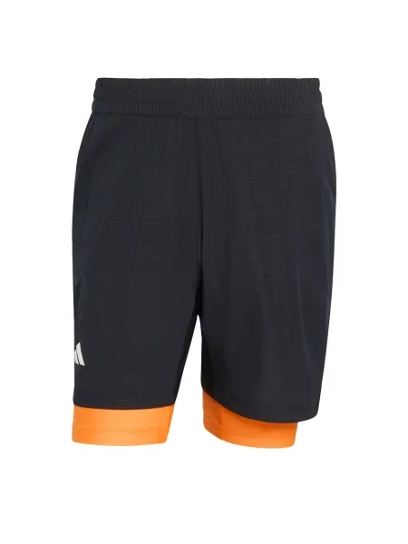ADIDAS PERFORMANCE Pantaloni sport portocaliu / negru alb