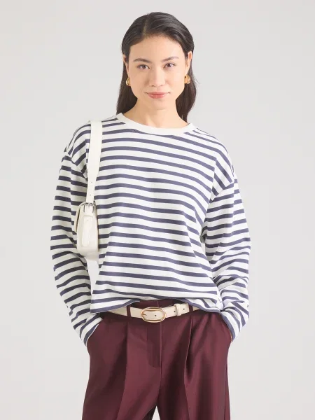 Smith&Soul Tricou albastru marin alb