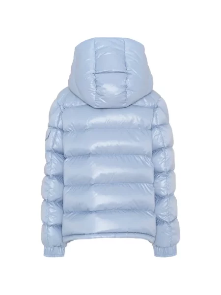 Kurtka puchowa dziecięca Moncler Enfant niebieska