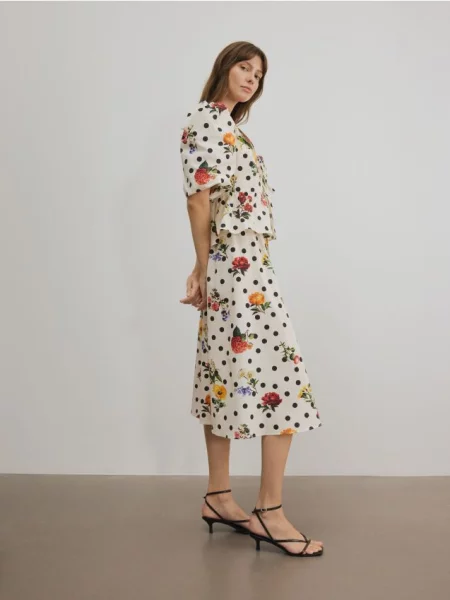 Reserved Спідниця з візерунком різнобарвний 