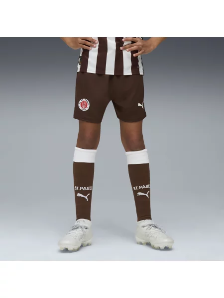 PUMA Młodzieżowe szorty FC St. Pauli Odzież brązowy