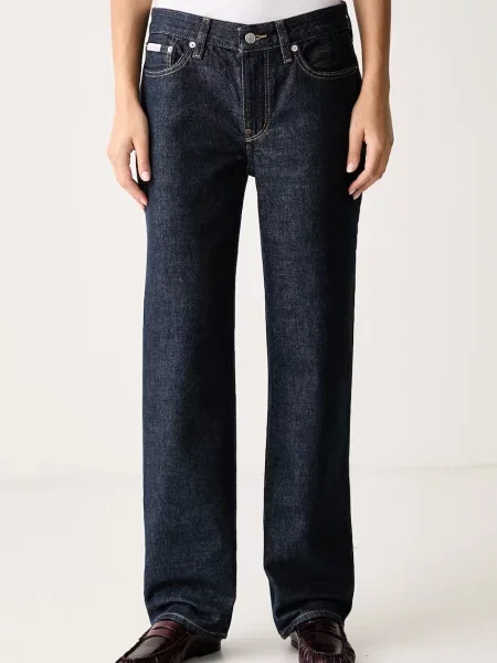 Calvin Klein Jeans blugi straight pentru femei