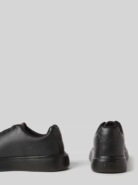 Sneakersy sznurowane model ‘PLEZIA’ Guess czarne