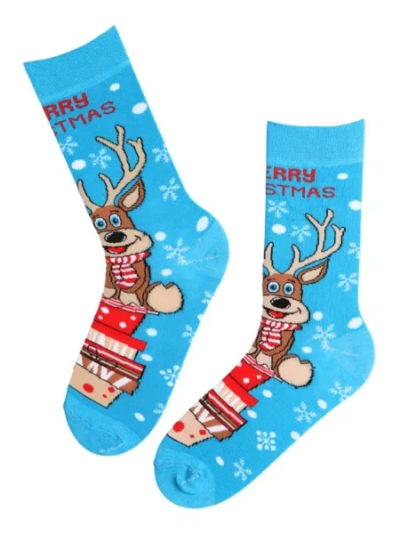 Sokisahtel Čarape CHRISTMAS svijetloplava