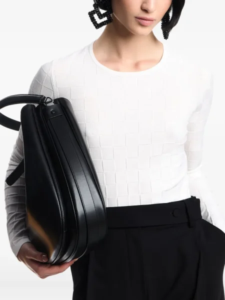 Μακρύς μπλούζα Emporio Armani λευκό