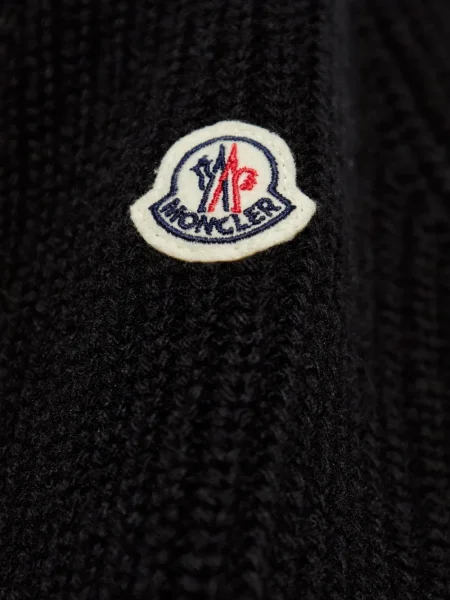 Вълнена жилетка Moncler черно