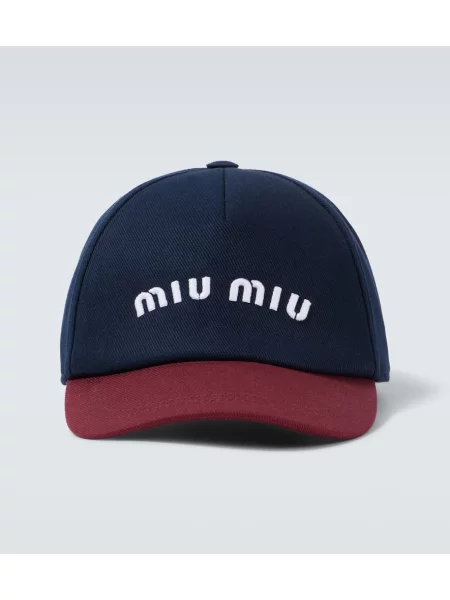 Șapcă Miu Miu albastru
