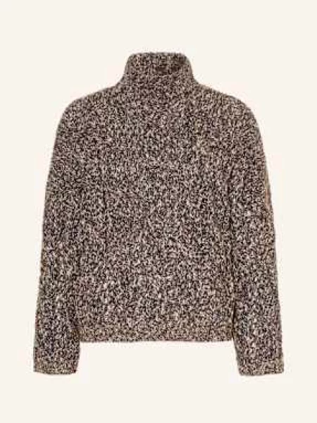 Brunello Cucinelli Golf Z Kaszmirem Z Cekinami braun granatowy