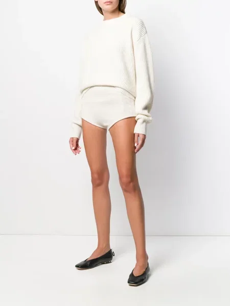 Kašmyro šortai Cashmere In Love balta