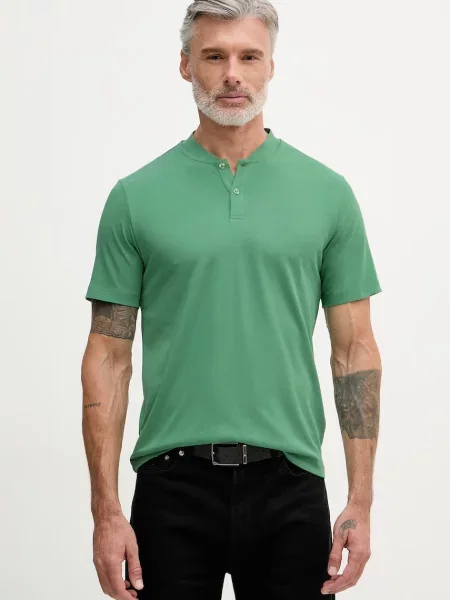 United Colors of Benetton polo tričko pánske s bavlnou zelená