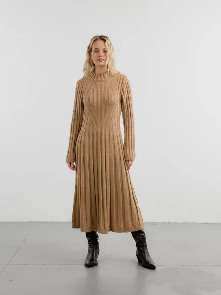 Romashka Десіз Сукня міді бежевий