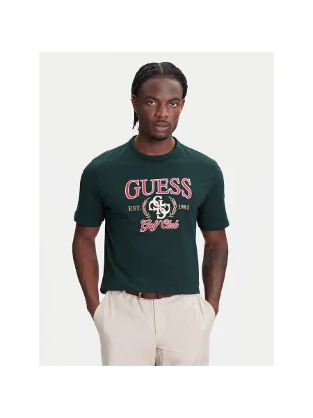 Guess Póló Regular Fit zöld