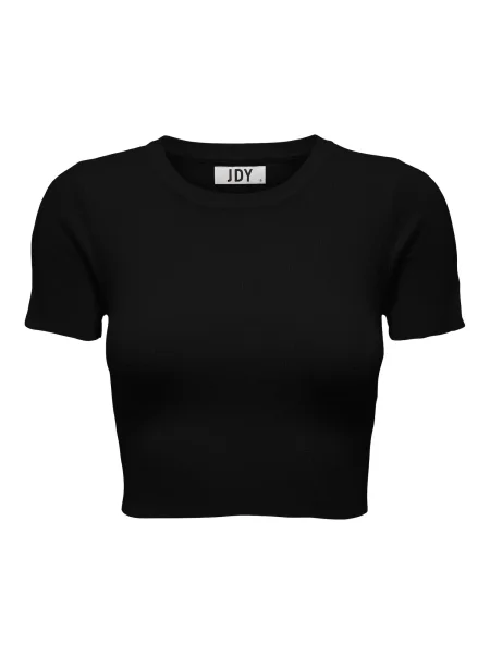 Къс пуловер Jdy черно