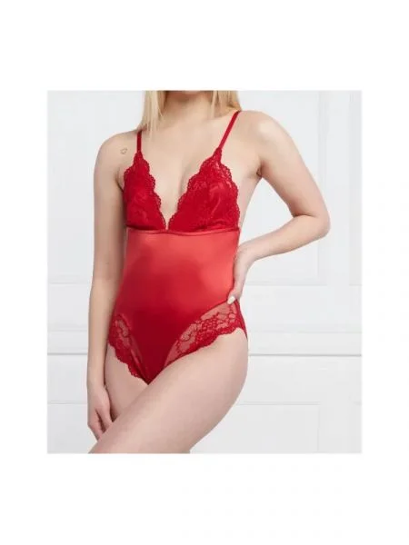 Guess De satin body ANOUK roșu