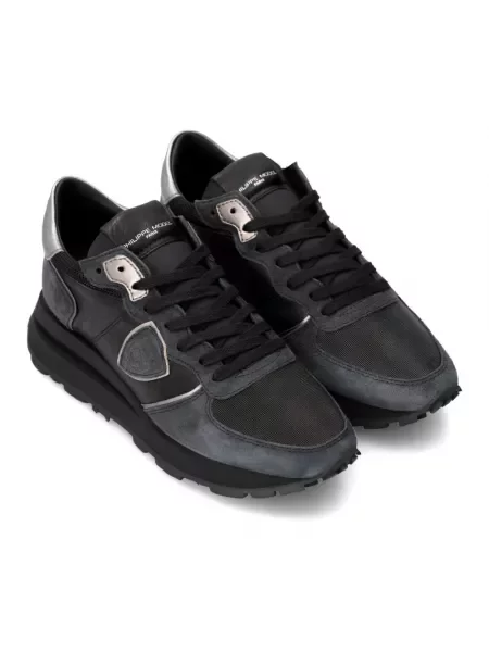 Buty do biegania Philippe Model zamszowe do biegania czarne