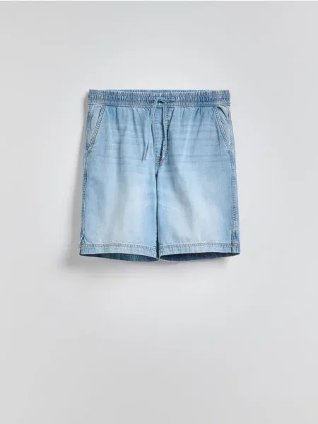 Reserved Pantaloni scurți jogger din denim albastru