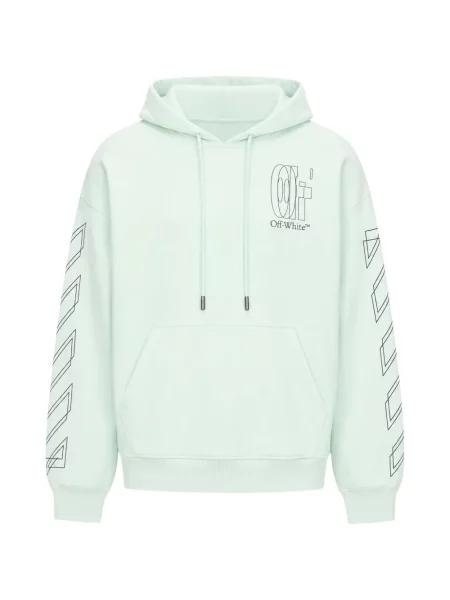 Hanorac cu glugă Off-white alb