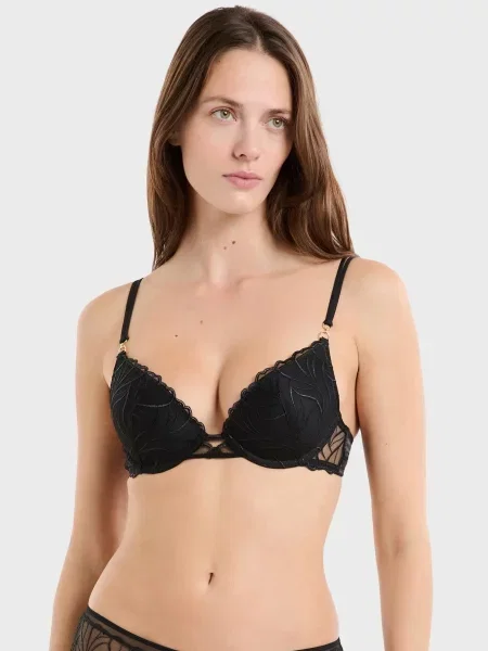 Бюстгальтер Etam з пуш-ап чорний