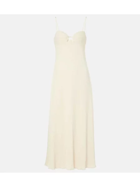 Rochie maxi Johanna Ortiz de costum alb