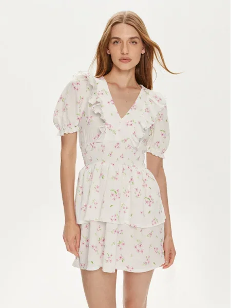 Gina Tricot Лятна рокля Екрю