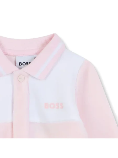 Koszulka polo dziecięca Bosswear różowa
