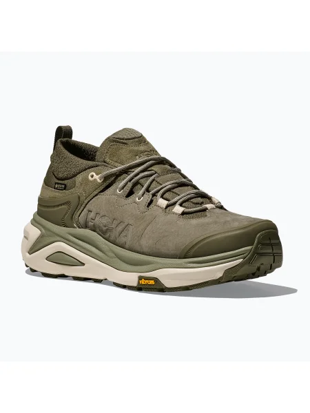 Мъжки туристически обувки HOKA Kaha 3 Low GTX eucalyptus/birch зелено