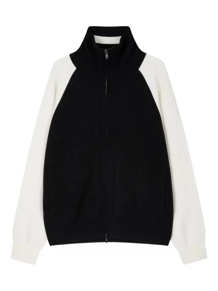 Cardigan Studio Tomboy din jacard negru