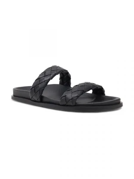 Alohas De piele șlapi negru