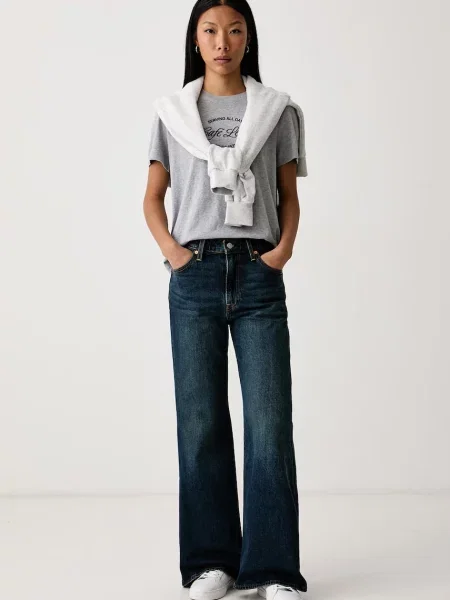 Levi's blugi flared pentru femei RIBCAGE FLARE
