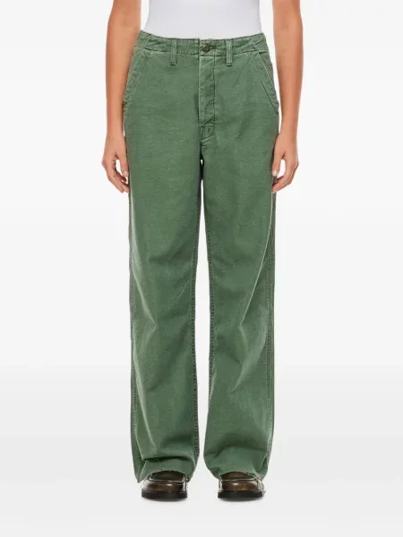 Blugi Mother cu autograf verde