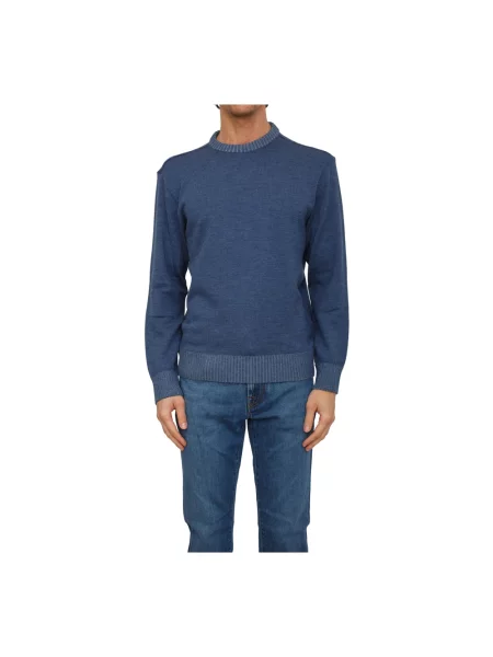 Sweter Paul & Shark wełniany niebieski