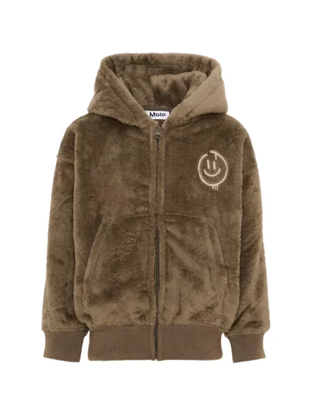 Bluza z kapturem dziecięca Molo brązowa