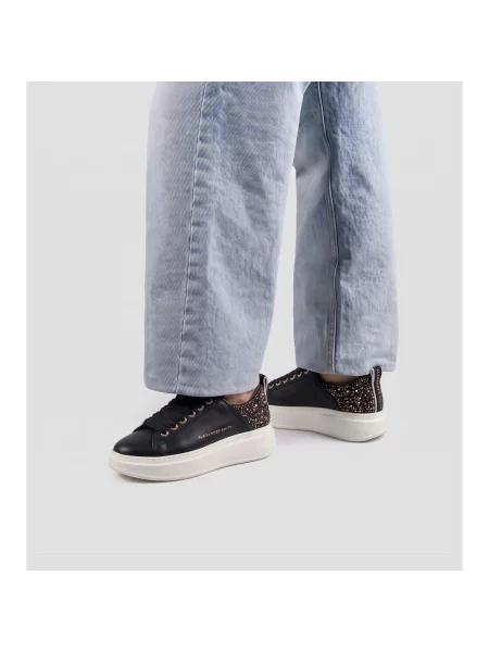 Sneakersy Alexander Smith skórzane czarne