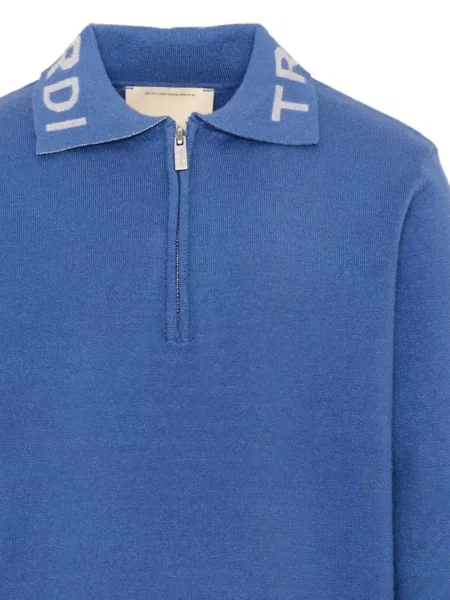 Koszulka polo dziecięca Trussardi niebieska