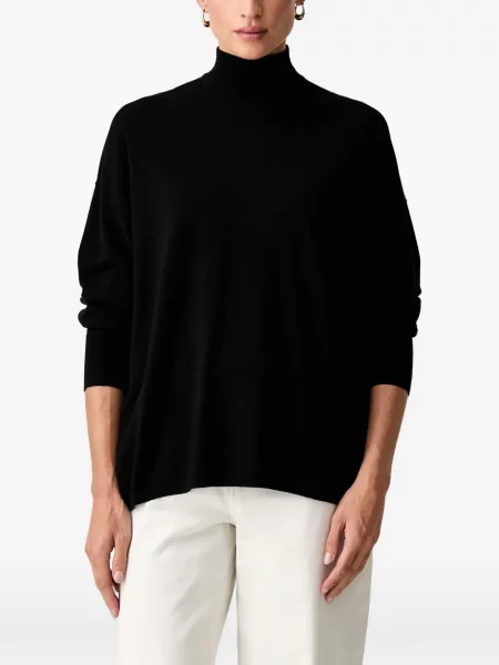 Pulover Trussardi cu broderie negru