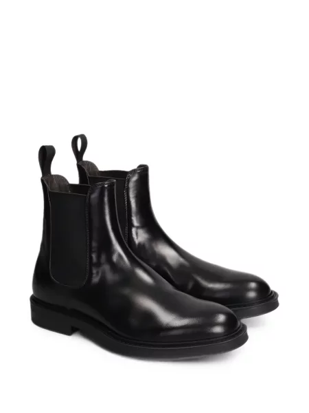 Botine chelsea Green George din piele negru