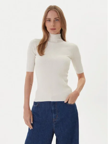 Kontatto Bluză cu gât Écru