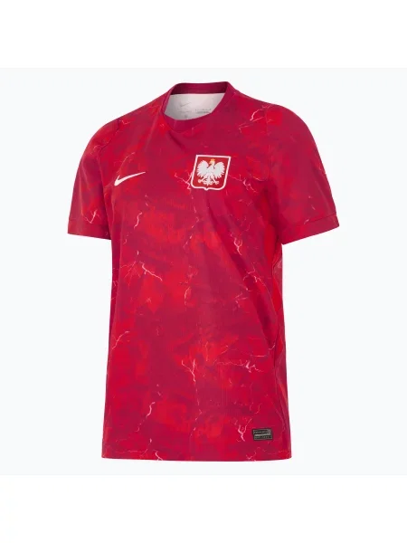 Koszulka reprezentacji Polski wyjazdowa Nike Dri-Fit noble red/sport red czerwona